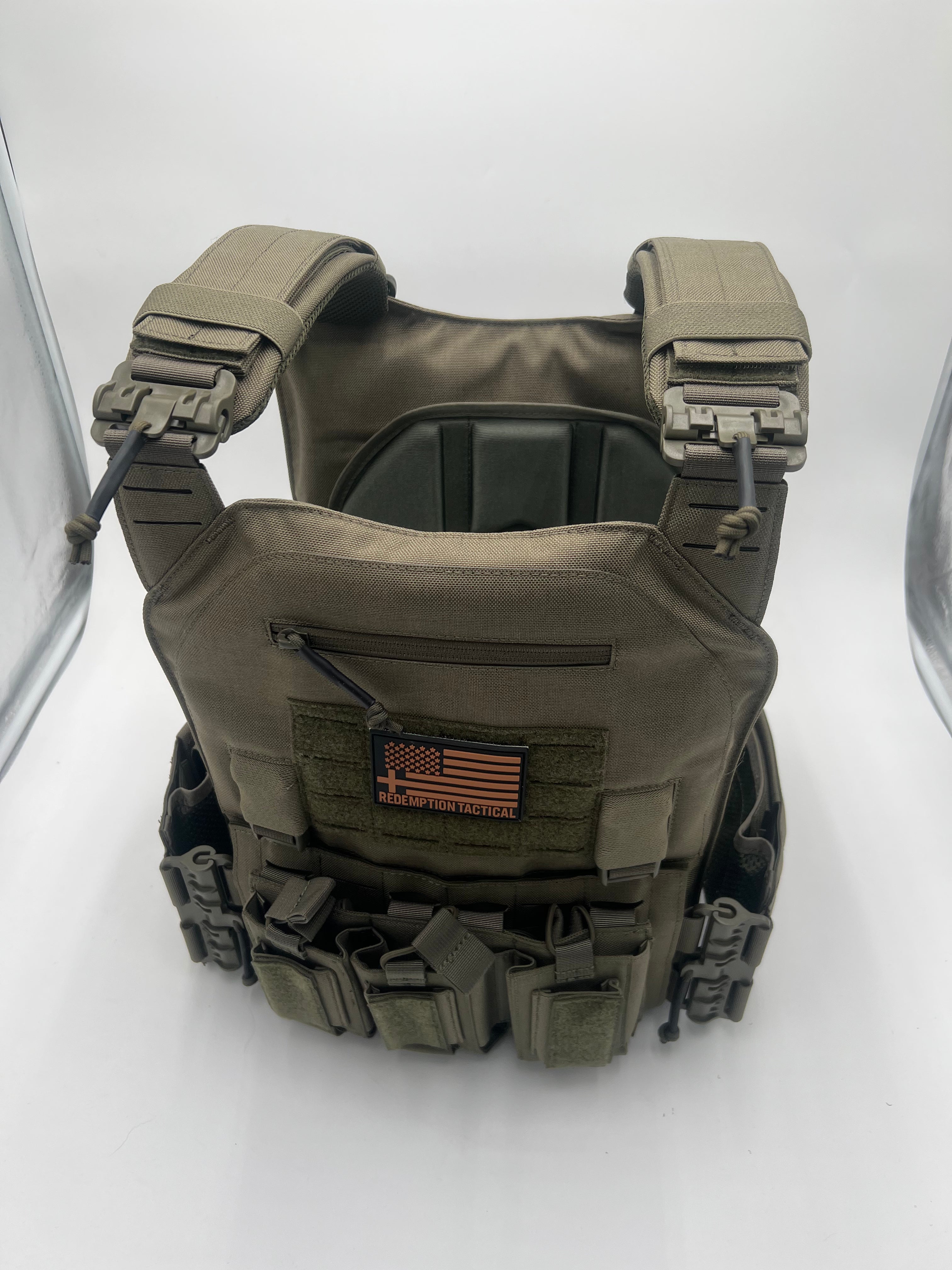 BIG BOY Crusader 2.0 XL Armor COMBO PACKAGE LIGHTWEIGHT LEVEL IV (2) XL Ceramic Front/Back Plates