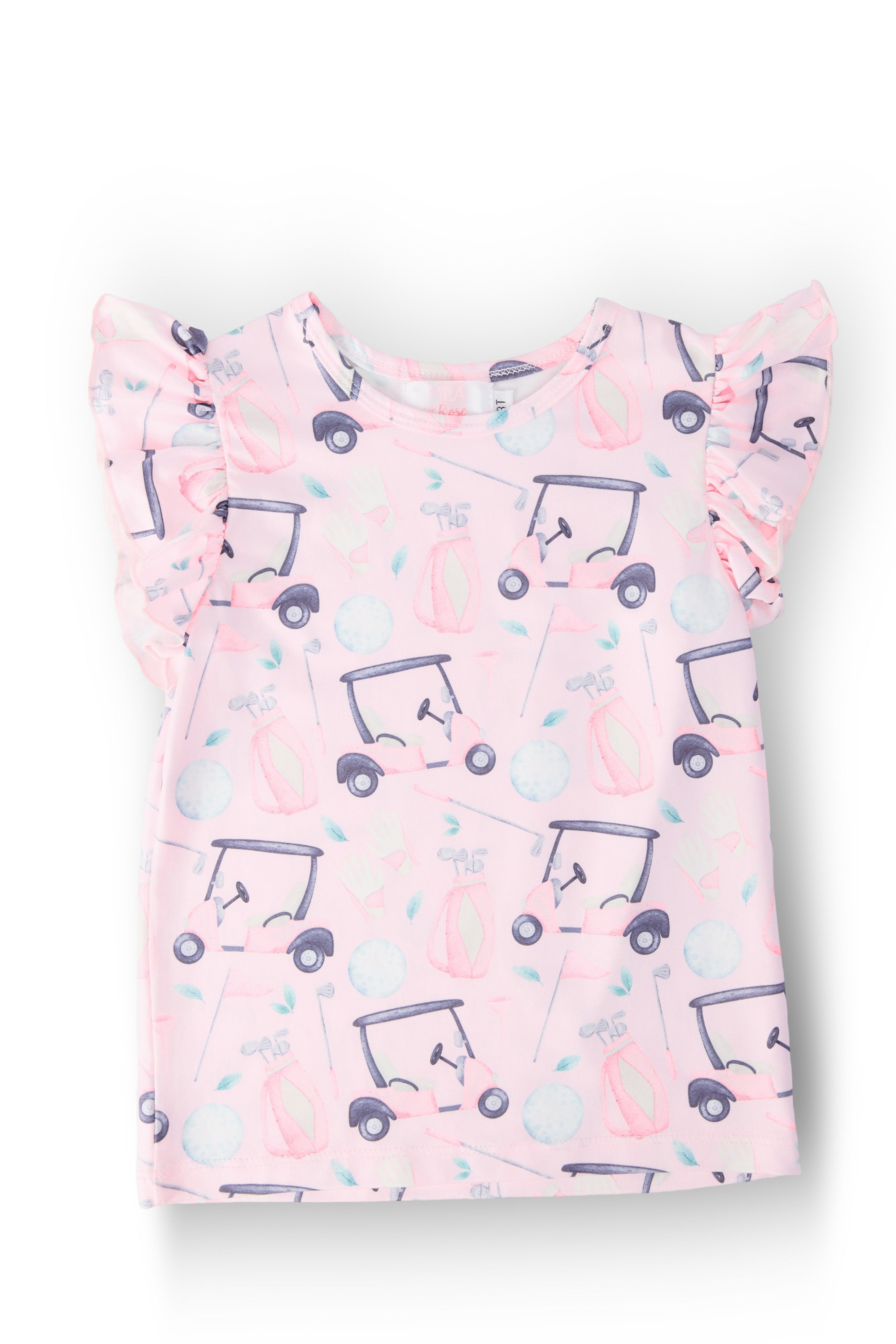 Tee Time S/S Ruffle Tee
